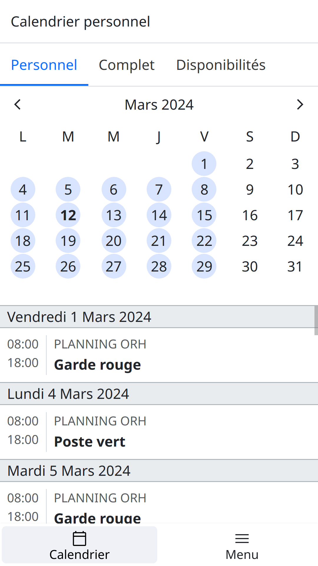 Planning personnel